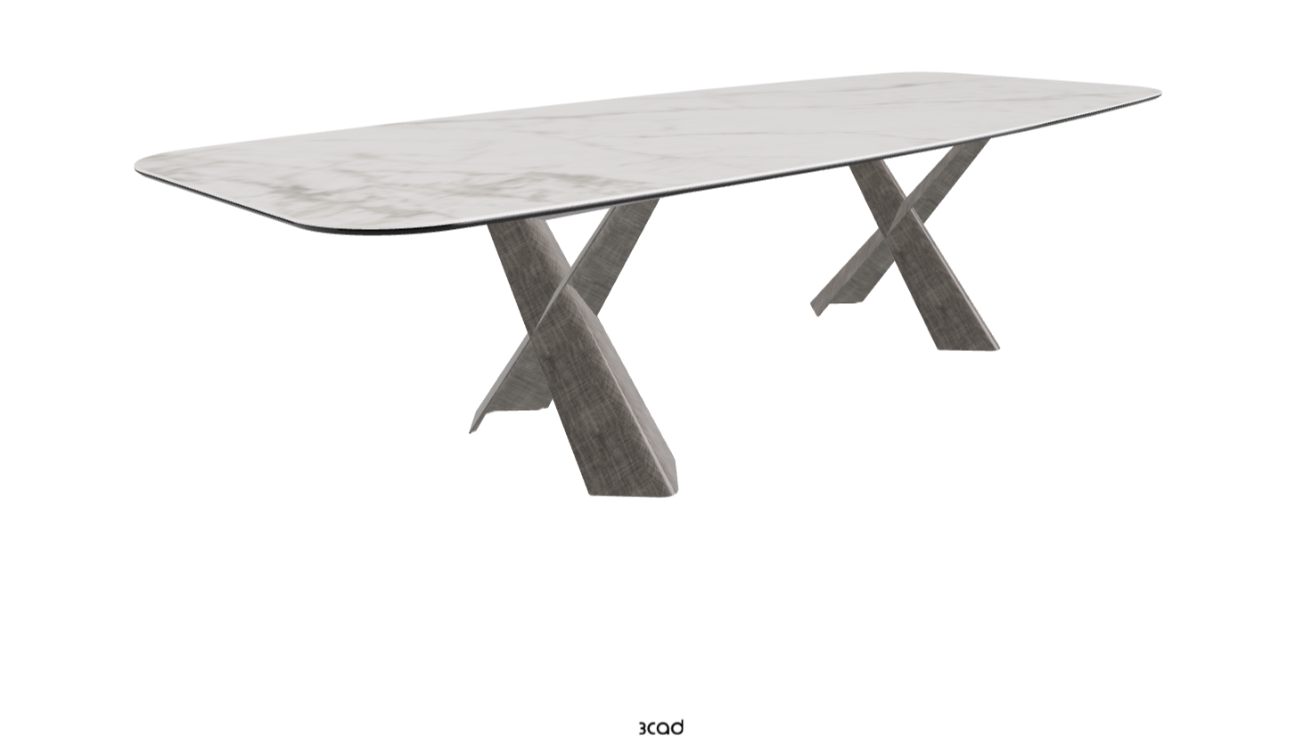 Cattelan Italia Mad Max Keramik Barrel Shaped Dining Table