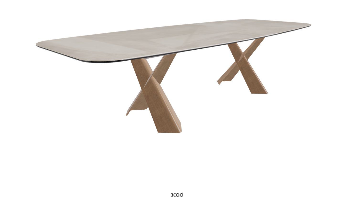 Cattelan Italia Mad Max Keramik Barrel Shaped Dining Table
