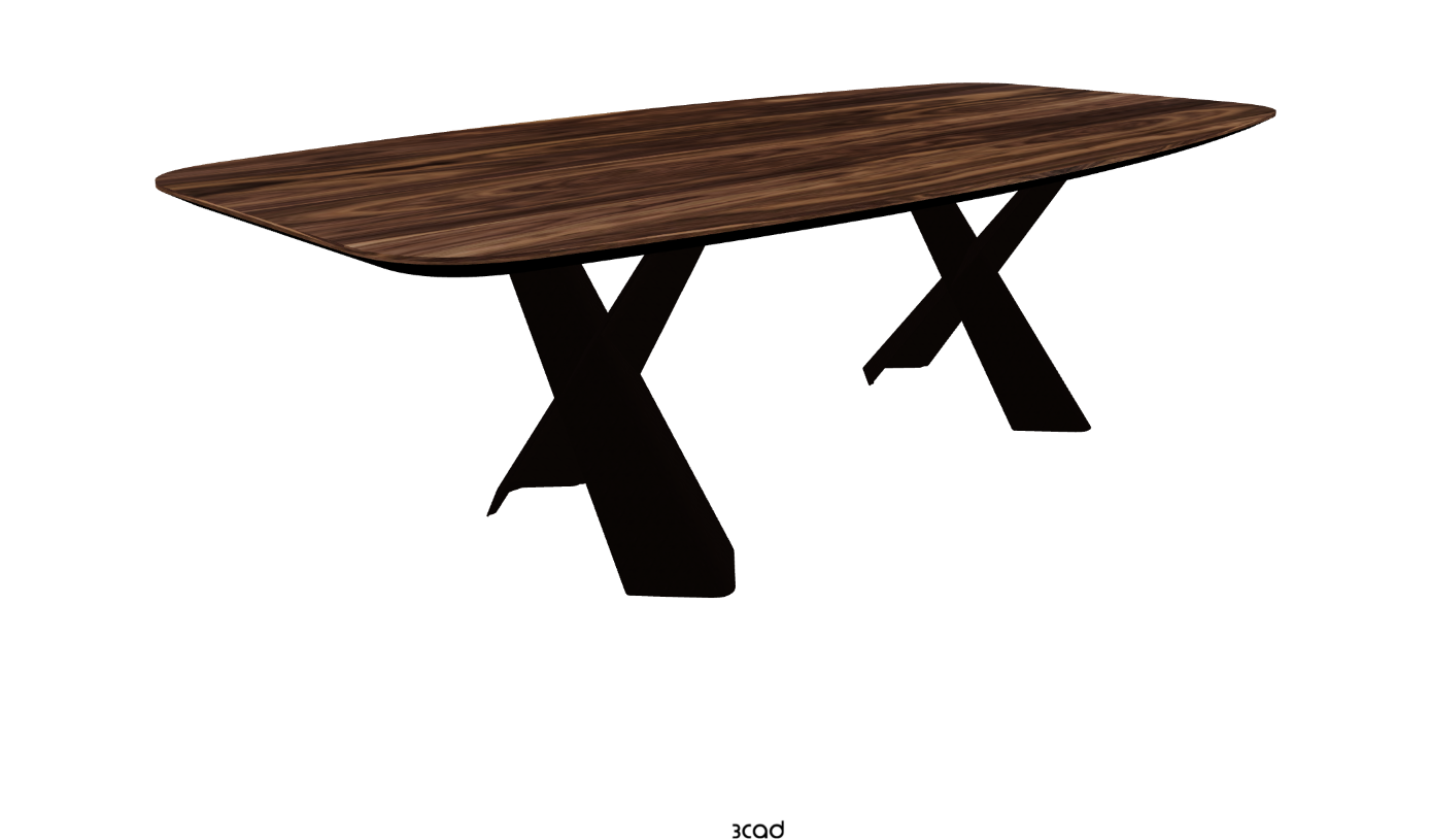 Cattelan Italia Mad Max Wood Barrel-Shaped Dining Table