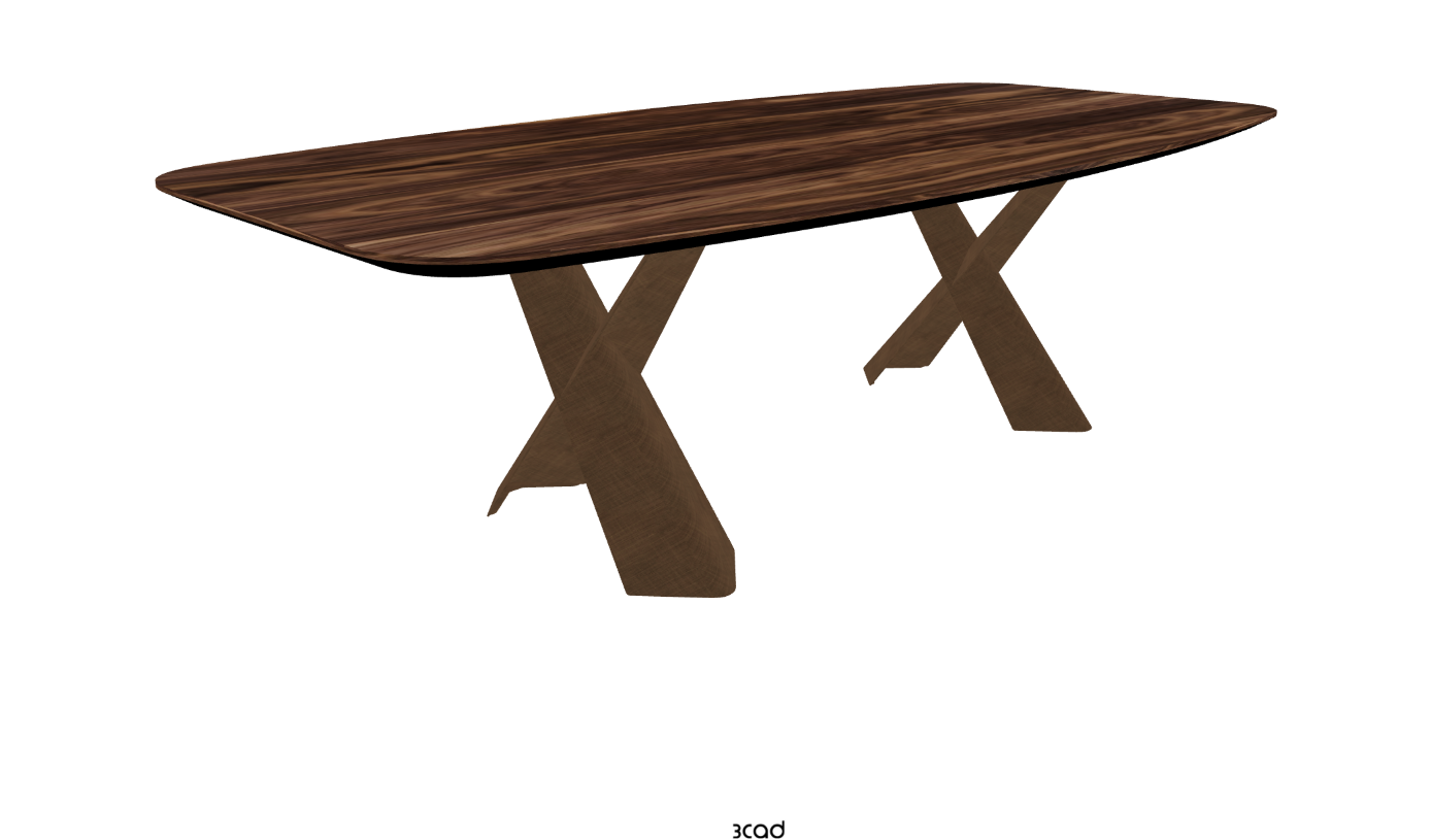 Cattelan Italia Mad Max Wood Barrel-Shaped Dining Table