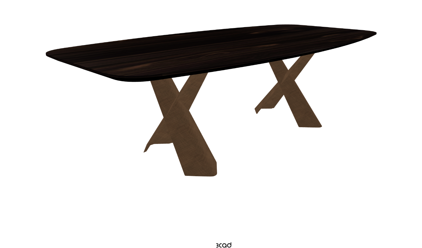 Cattelan Italia Mad Max Wood Barrel-Shaped Dining Table
