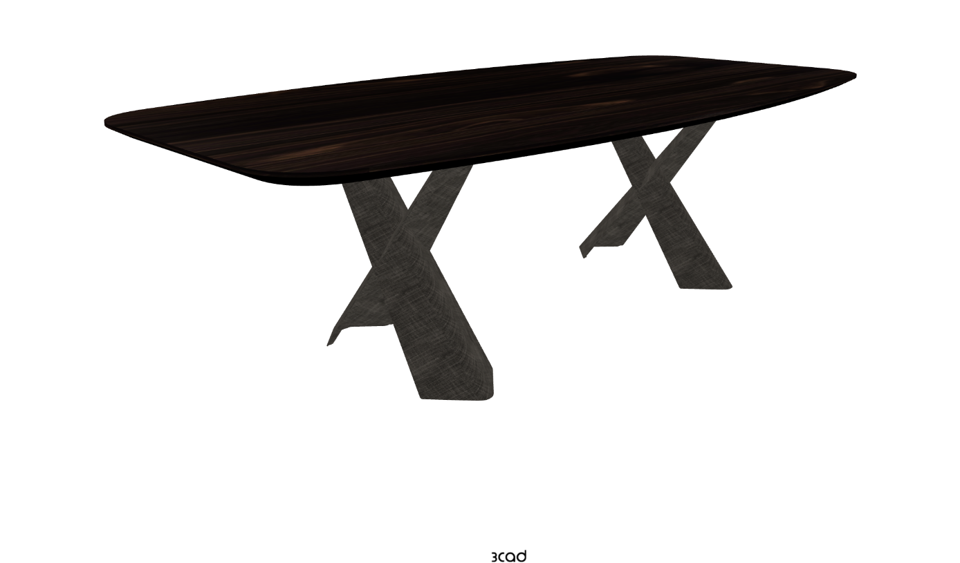 Cattelan Italia Mad Max Wood Barrel-Shaped Dining Table