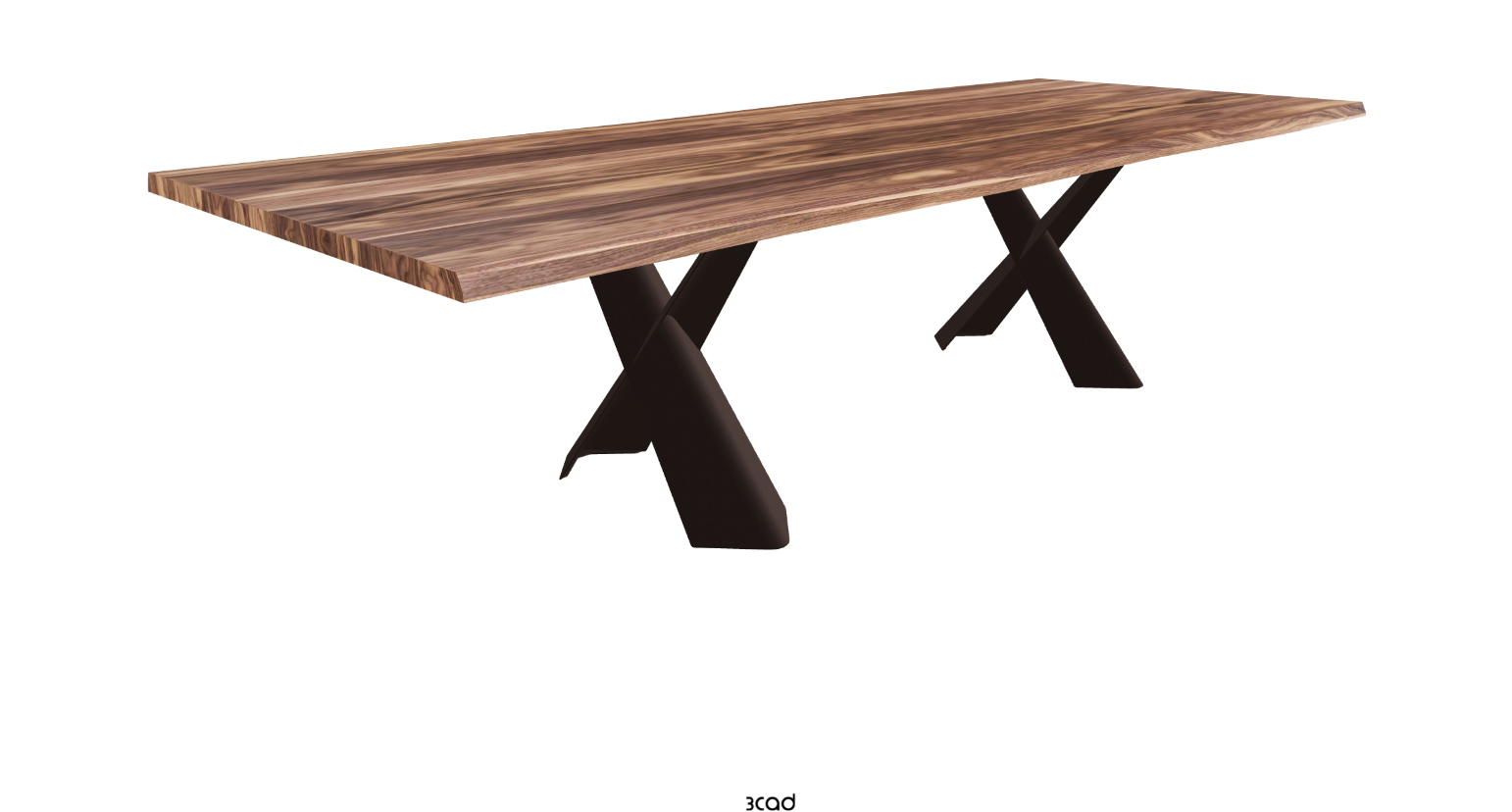 Cattelan Italia Mad Max Wood Live Edged Dining Table