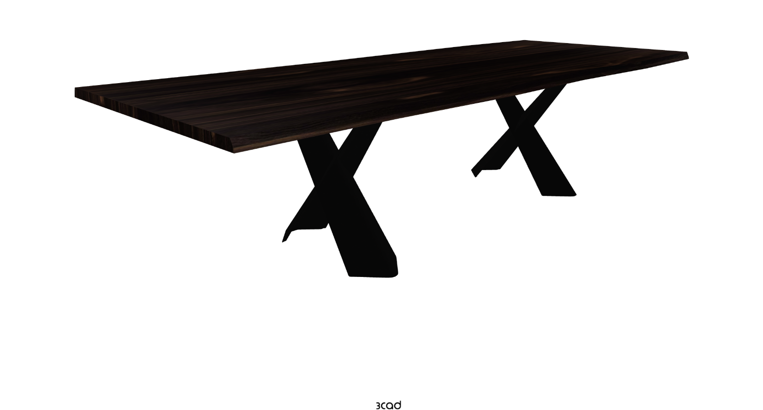 Cattelan Italia Mad Max Wood Live Edged Dining Table