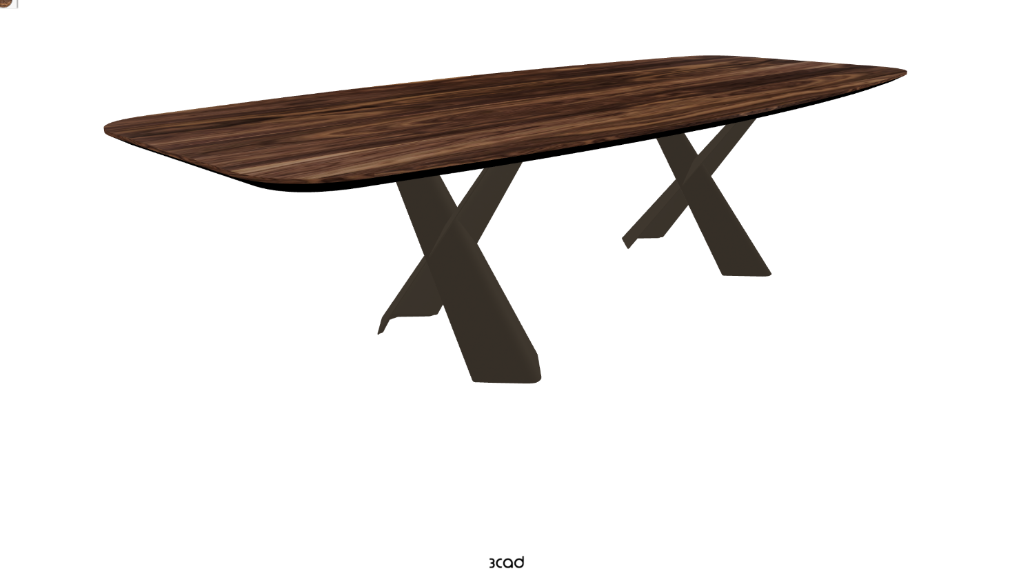 Cattelan Italia Mad Max Wood Barrel-Shaped Dining Table