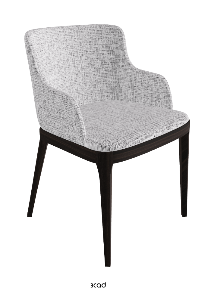Magda Dining Armchair_Burned Oak Stained Ashwood_Fabric_B811