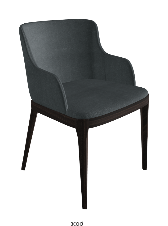 Magda Dining Armchair_Burned Oak Stained Ashwood_Fabric_B927
