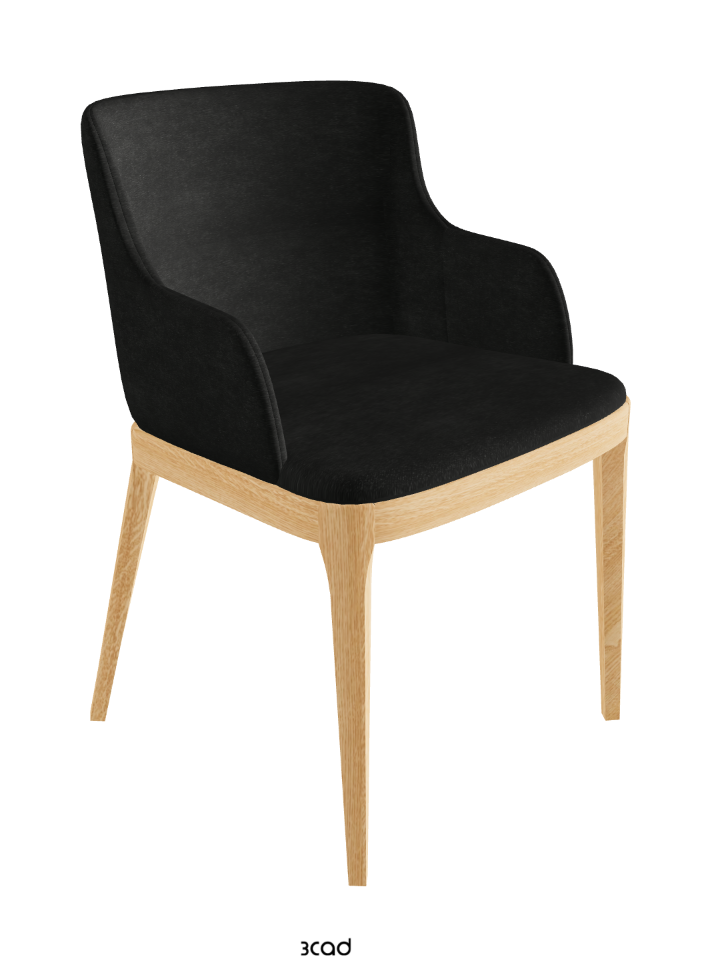 Magda Dining Armchair_Natural Ashwood_Fabric_B932