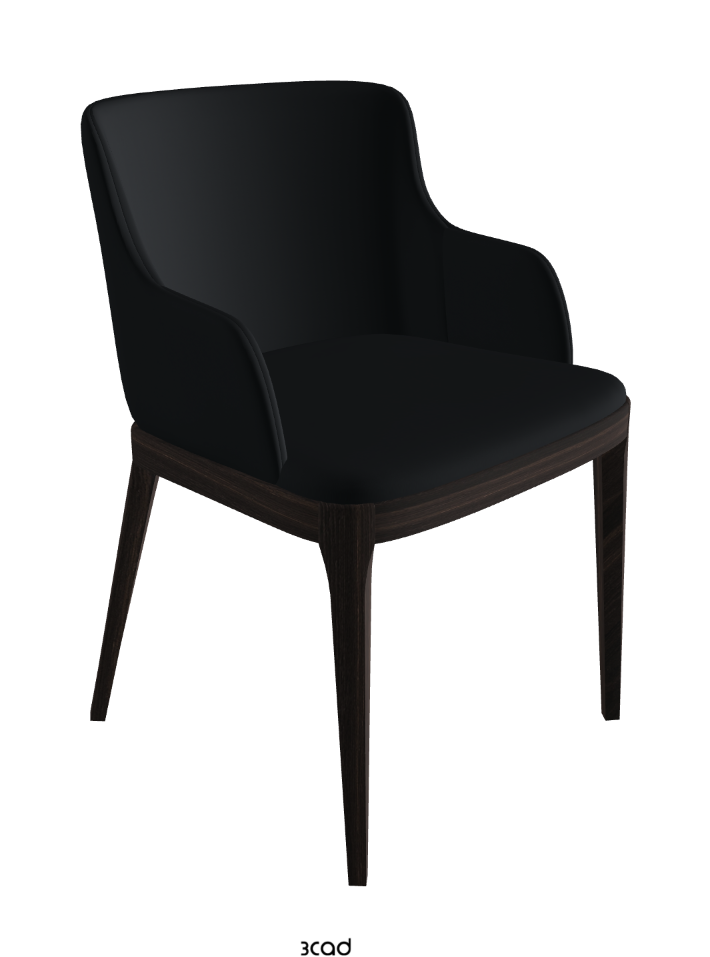 Magda Dining Armchair_Burned Oak Stained Ashwood_Soft Leather_Atlantico