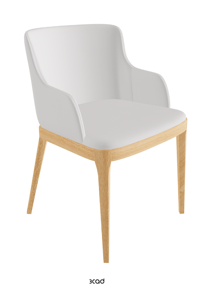 Magda Dining Armchair_Natural Ashwood_Soft Leather_Canova