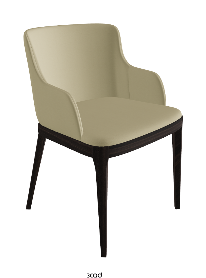 Magda Dining Armchair_Burned Oak Stained Ashwood_Synthetic Leather_Canapa
