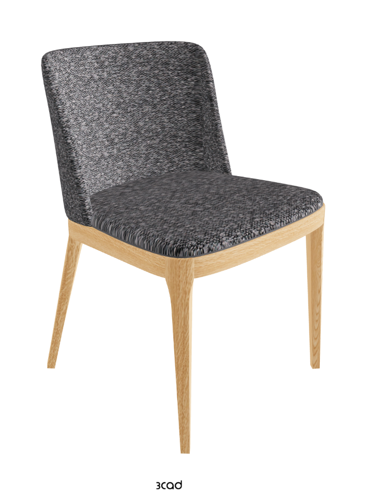 Magda Dining Chair_Natural Ashwood_Fabric_B244