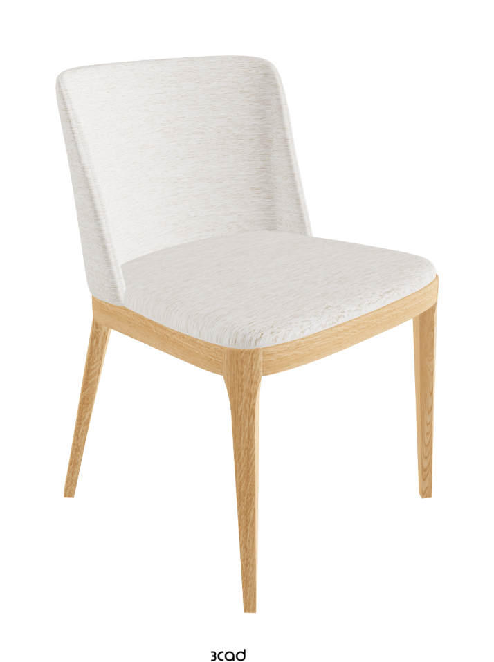 Magda Dining Chair_Natural Ashwood_Fabric_B730