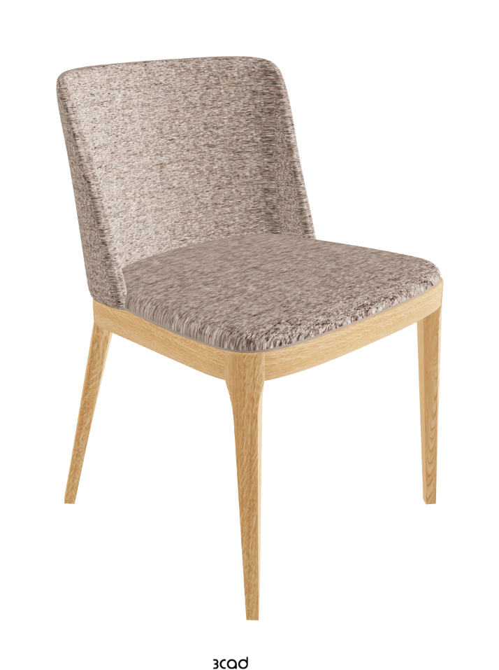 Magda Dining Chair_Natural Ashwood_Fabric_B731