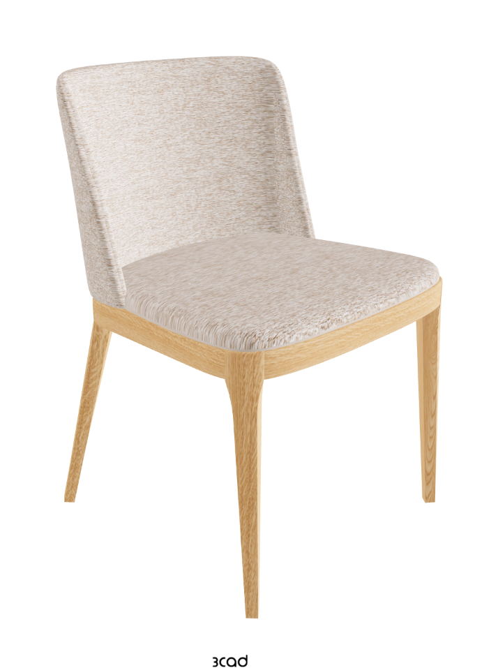 Magda Dining Chair_Natural Ashwood_Fabric_B732
