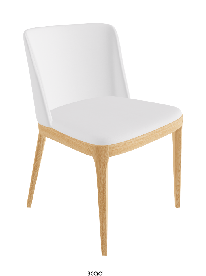 Magda Dining Chair_Natural Ashwood_Fabric_B920