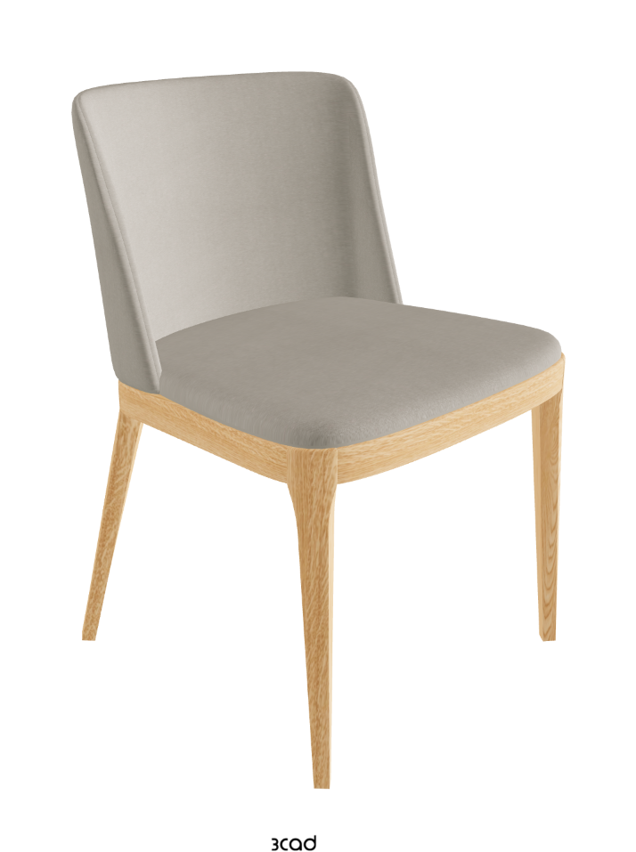 Magda Dining Chair_Natural Ashwood_Fabric_B924
