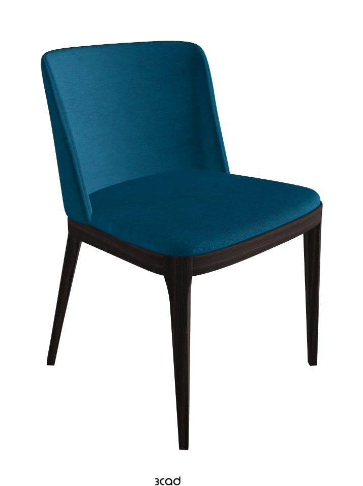 Magda Dining Chair_Burned Oak Stained Ashwood_Fabric_B928