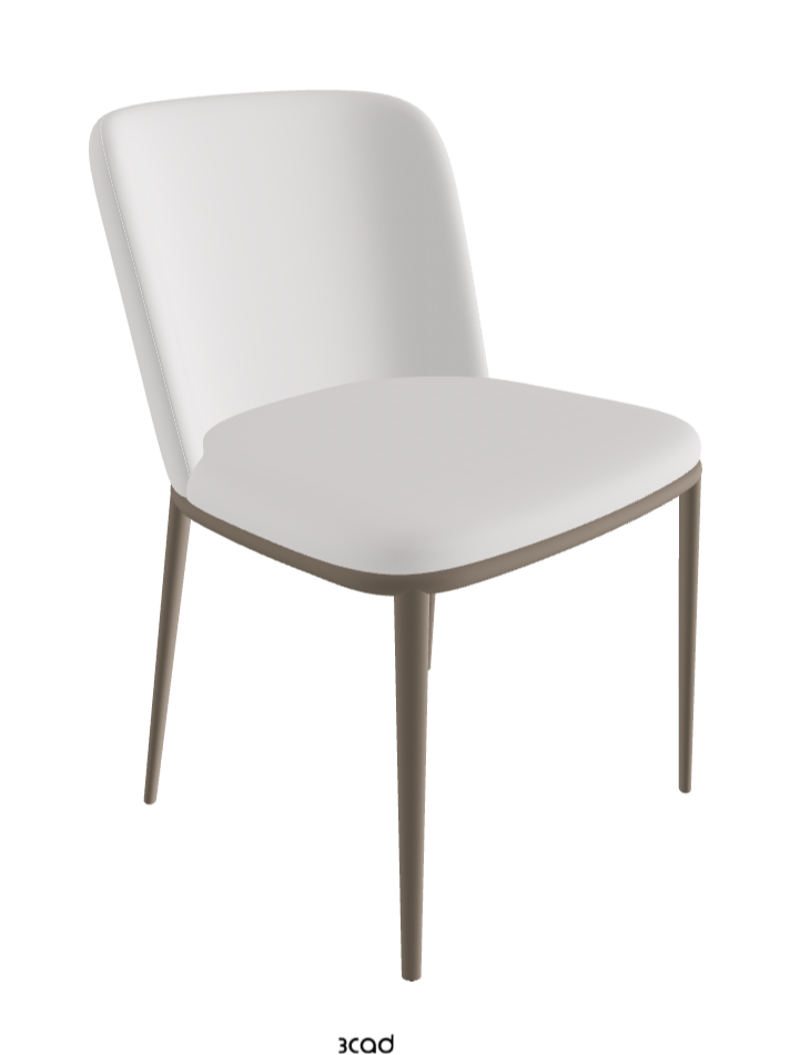 Magda ML Dining Chair_Titanium Embossed_Soft Leather_Canova