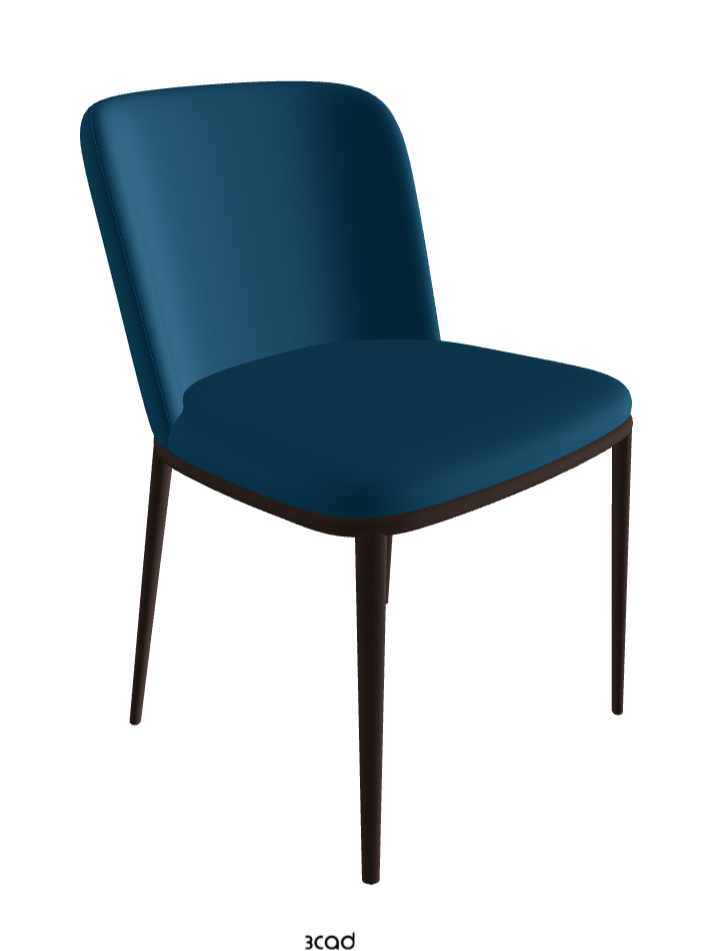 Magda ML Dining Chair_Bronze Embossed_Soft Leather_Capri