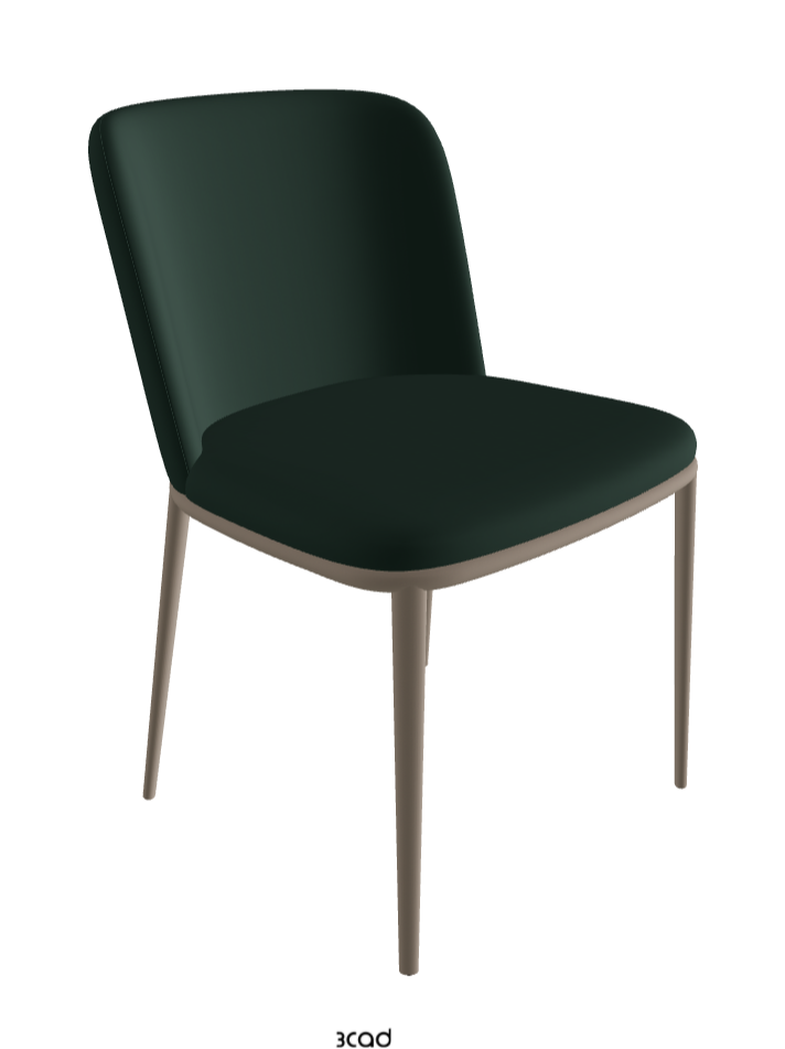 Magda ML Dining Chair_Titanium Embossed_Soft Leather_Sherwood