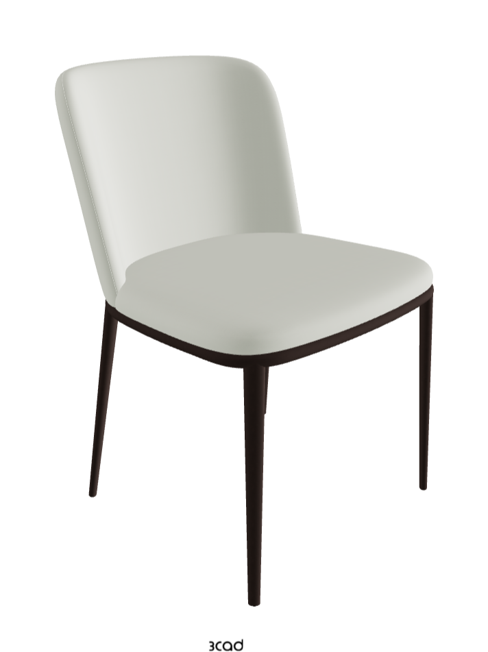 Magda ML Dining Chair_Bronze Embossed_Soft Leather_Artico