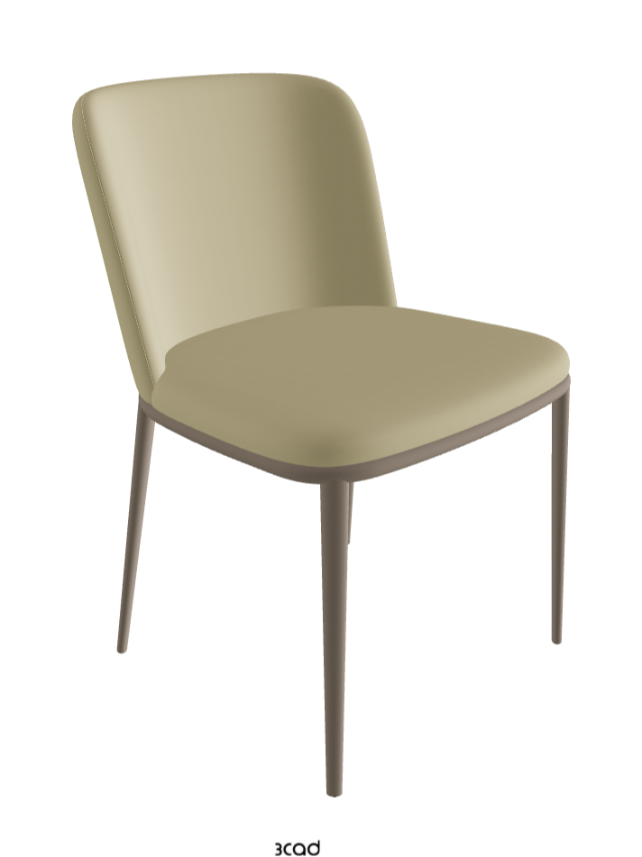 Magda ML Dining Chair_Titanium Embossed_Synthetic Leather_Canapa
