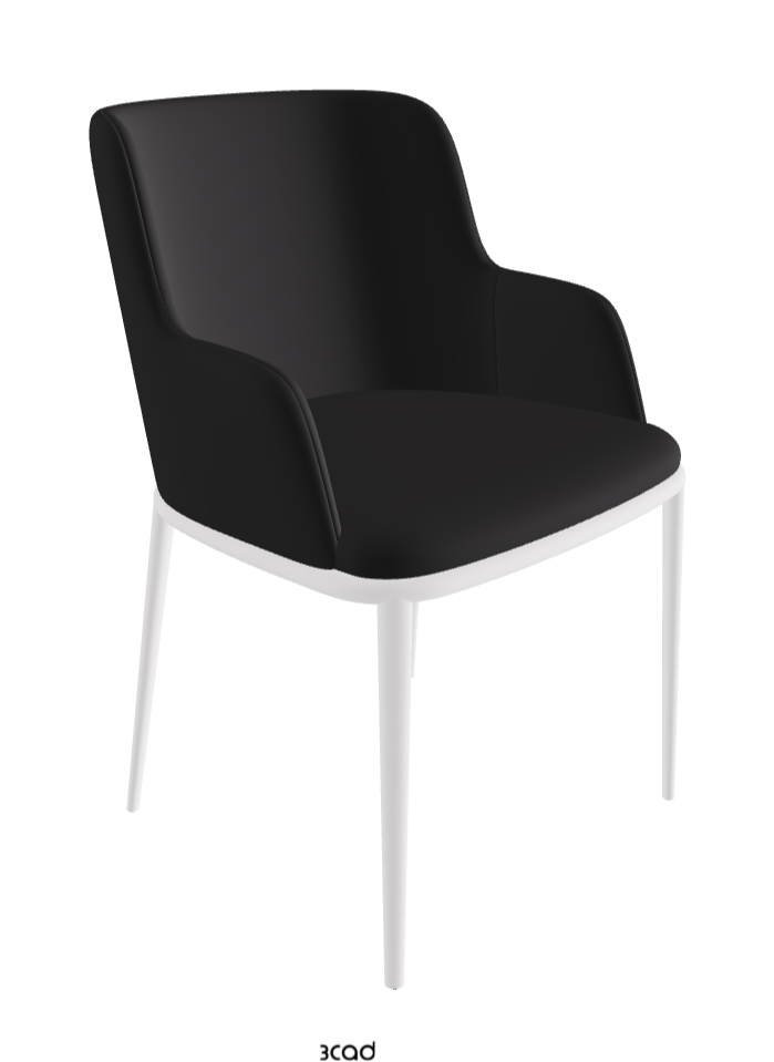 Magda ML Dining Armchair_Pearl Embossed_Glove Soft Leather_Hornet