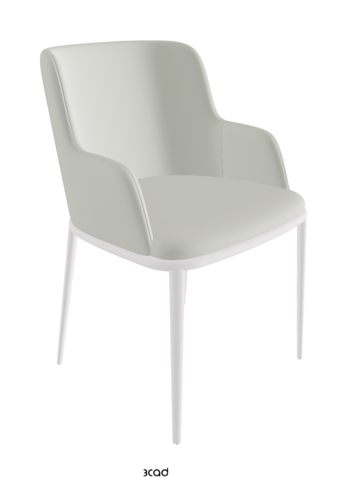 Magda ML Dining Armchair_Pearl Embossed_Soft Leather_Artico