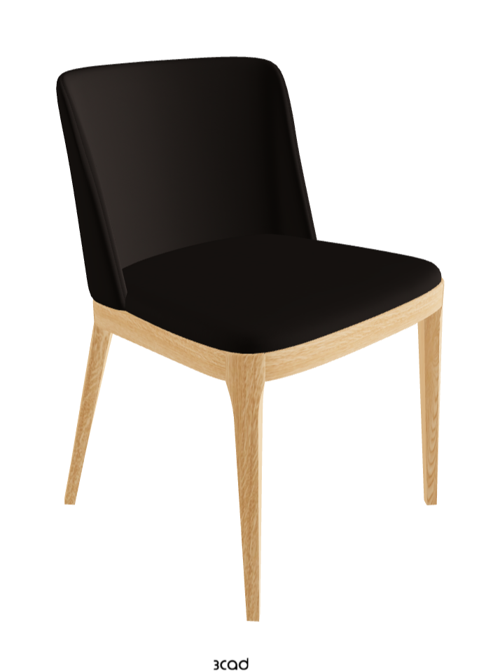 Magda Dining Chair_Natural Ashwood_Soft Leather_Moka