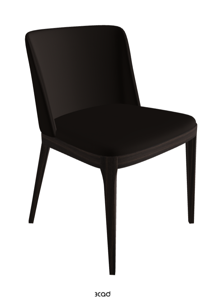 Magda Dining Chair_Burned Oak Stained Ashwood_Soft Leather_Moka