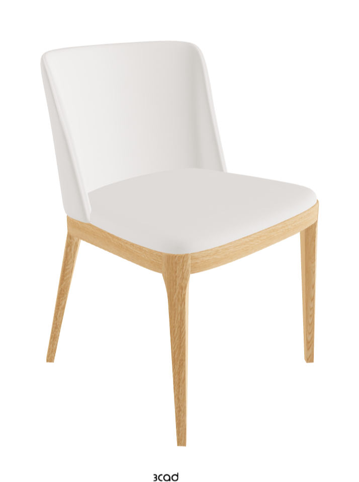 Magda Dining Chair_Natural Ashwood_Soft Leather_Oyster