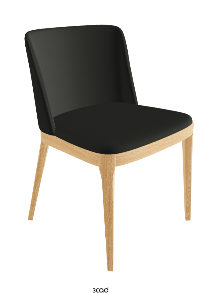 Magda Dining Chair_Natural Ashwood_Soft Leather_Smoke