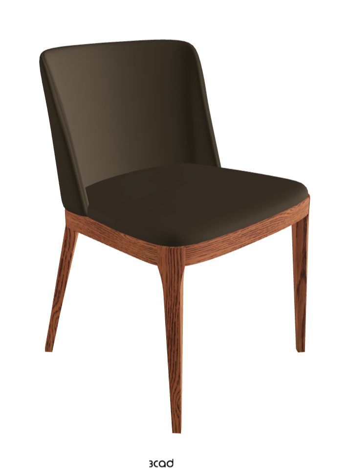 Magda Dining Chair_Canaletto Walnut Stained Ashwood_Soft Leather_Bruno