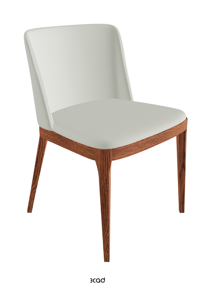 Magda Dining Chair_Canaletto Walnut Stained Ashwood_Soft Leather_Artico