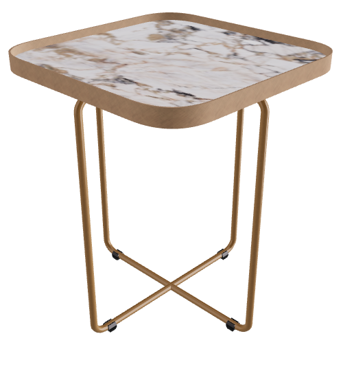 Cattelan Italia Benny Keramik Coffee Table ◻36x36x43h