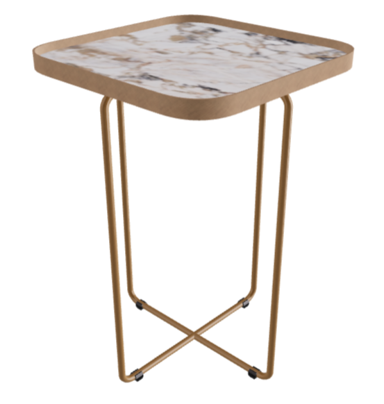 Cattelan Italia Benny Keramik Coffee Table ◻36x36x53h