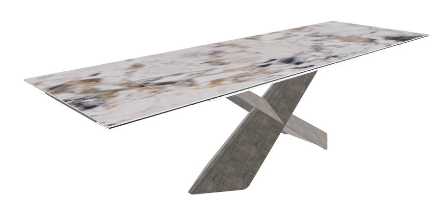 Cattelan Italia Tyron Keramik Drive Rectangular Extendible Dining Table – 182→258x90x74h