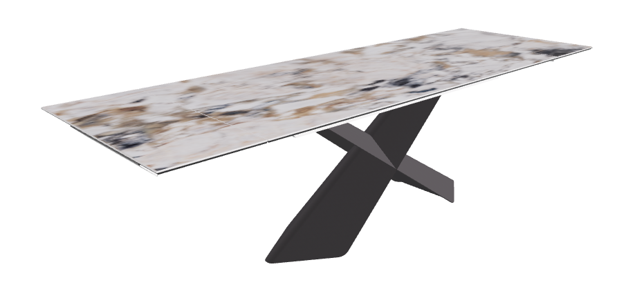 Cattelan Italia Tyron Keramik Drive Rectangular Extendible Dining Table – 182→258x90x74h