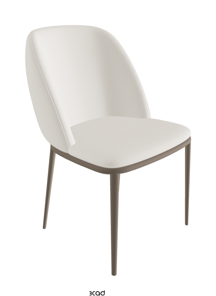 Mariel ML Dining Chair_Titanium Embossed_Glove Soft Leather_Dover