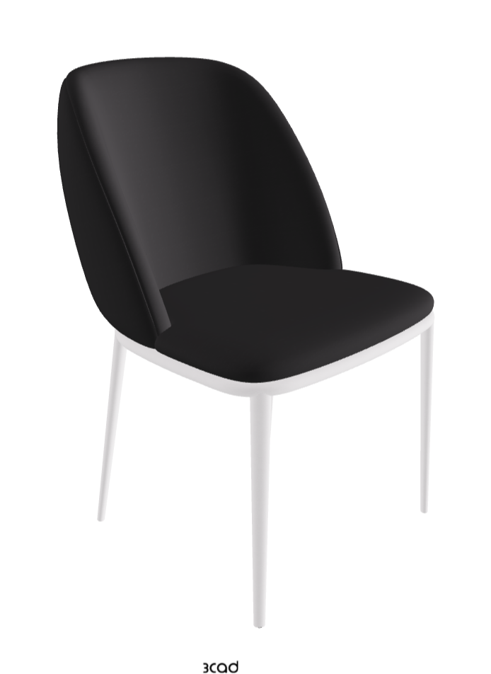 Mariel ML Dining Chair_Pearl Embossed_Glove Soft Leather_Hornet