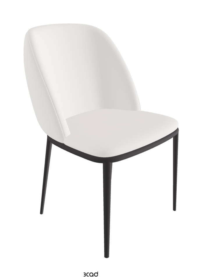 Mariel ML Dining Chair_Graphite Embossed_Soft Leather_Palladio