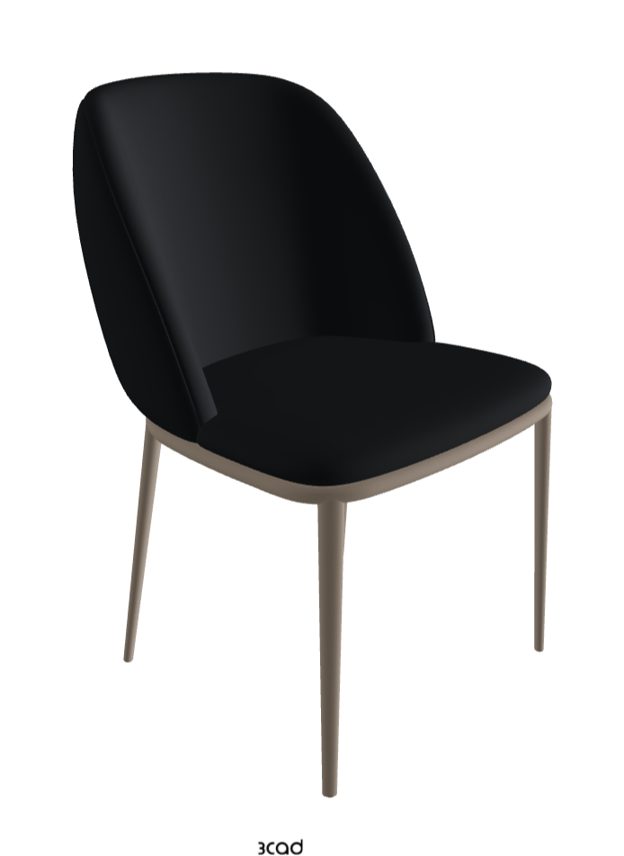 Mariel ML Dining Chair_Titanium Embossed_Soft Leather_Atlantico