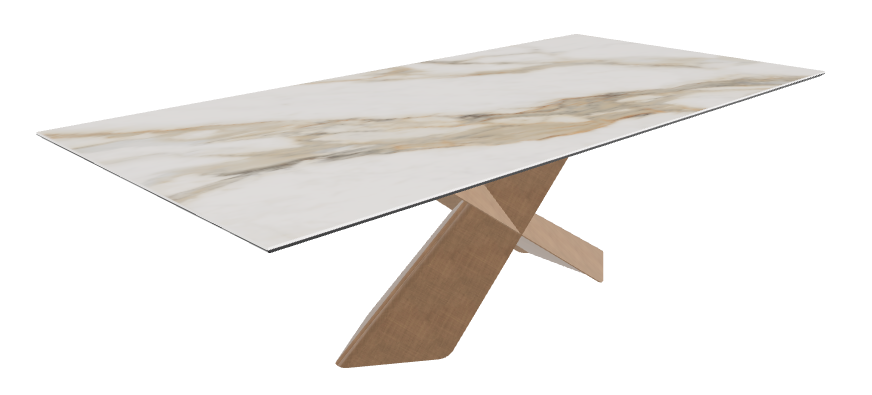 Matt Borghini Calacatta.. Brushed Bronze..