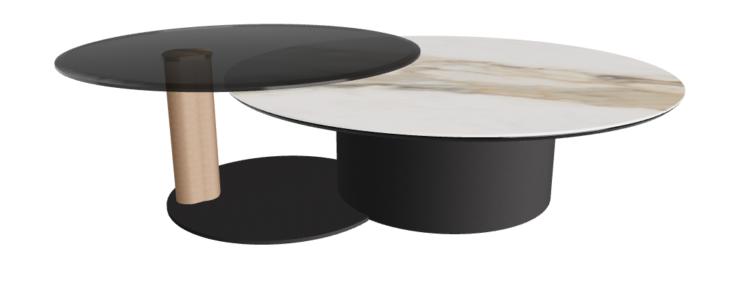 Cattelan Italia ARENA Keramik Bond Coffee Table ø118/187x42h