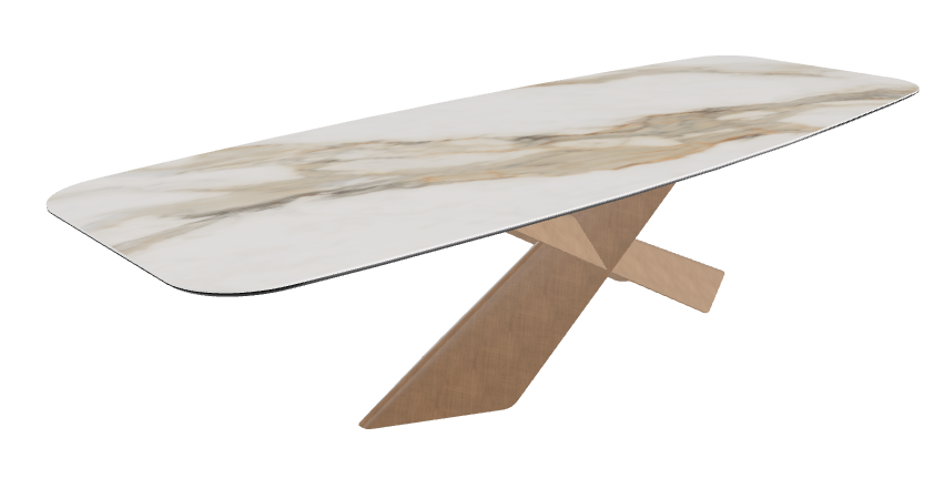 Matt Borghini Calacatta.. Brushed Bronze..