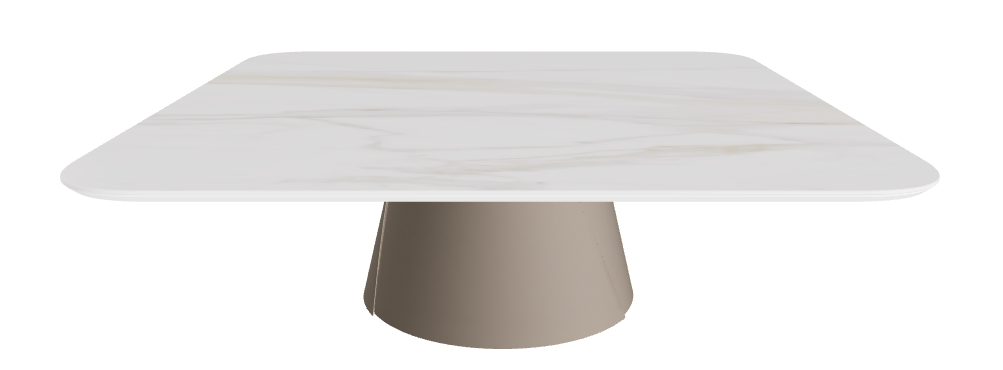 Cattelan Italia ALBERT Keramik S Coffee Table ◻118x118x38h