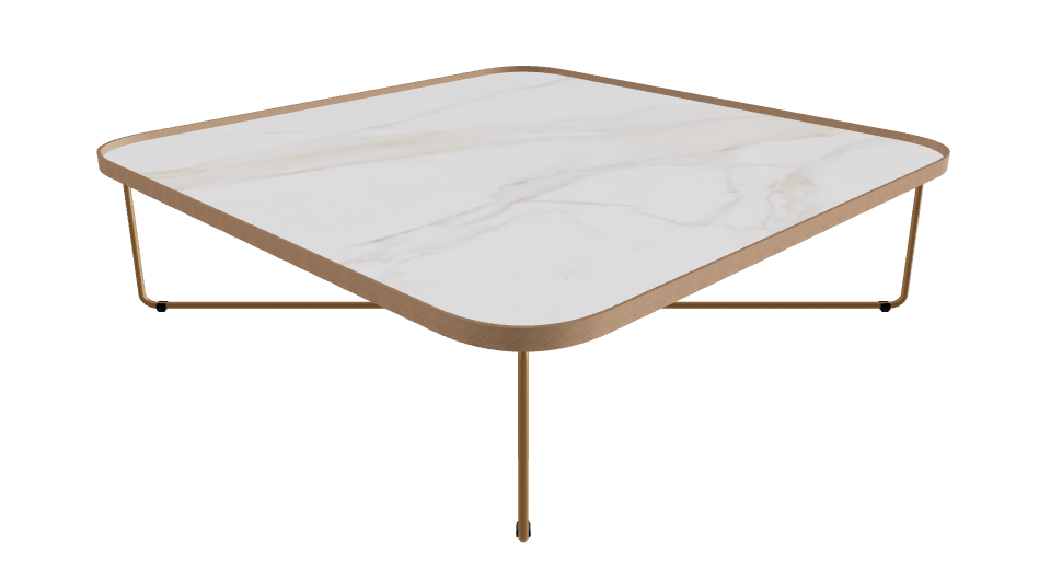 Cattelan Italia Benny Keramik Coffee Table ◻99x99x28h