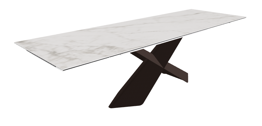 Cattelan Italia Tyron Keramik Drive Rectangular Extendible Dining Table – 182→258x90x74h