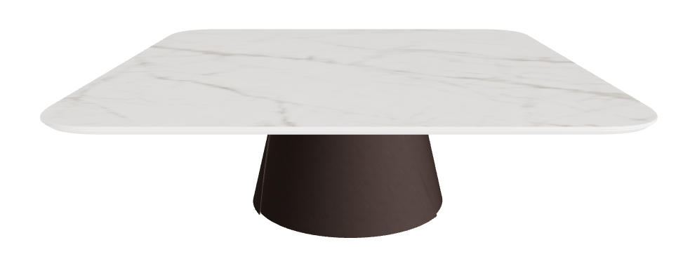 Cattelan Italia ALBERT Keramik S Coffee Table ◻118x118x38h